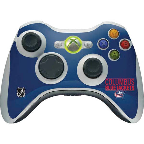NHL Columbus Blue Jackets Lineup Xbox 360 Wireless Controller Skin
