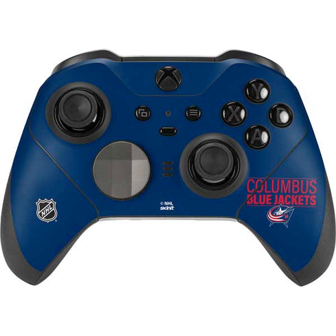 NHL Columbus Blue Jackets Lineup Xbox Elite Wireless Controller Series 2 Skin