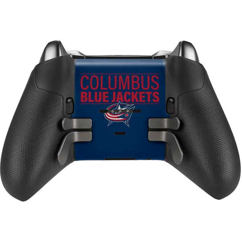 NHL Columbus Blue Jackets Lineup Xbox Elite Wireless Controller Series 2 Skin