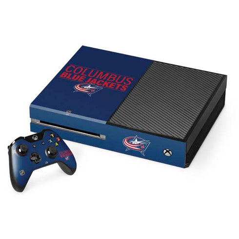 NHL Columbus Blue Jackets Lineup Xbox One Console and Controller Bundle Skin