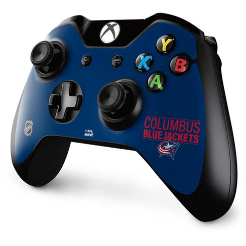 NHL Columbus Blue Jackets Lineup Xbox One Controller Skin