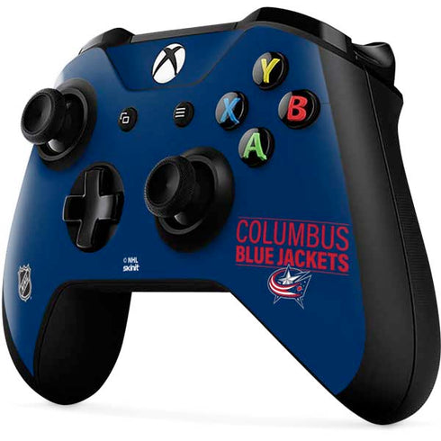 NHL Columbus Blue Jackets Lineup Xbox One X Controller Skin