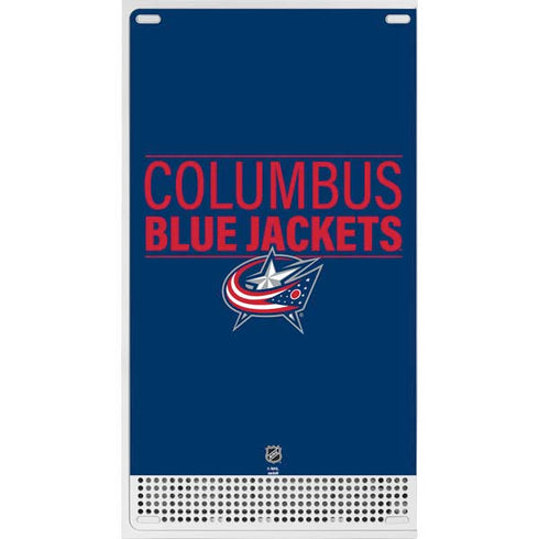NHL Columbus Blue Jackets Lineup Xbox Series S Skins