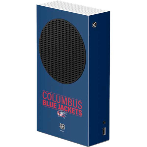 NHL Columbus Blue Jackets Lineup Xbox Series S Console Skin