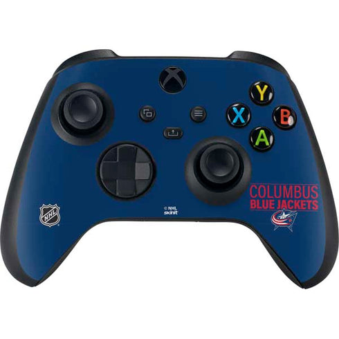 NHL Columbus Blue Jackets Lineup Xbox Series X Controller Skin