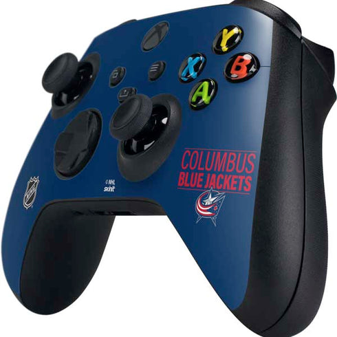 NHL Columbus Blue Jackets Lineup Xbox Series X Controller Skin