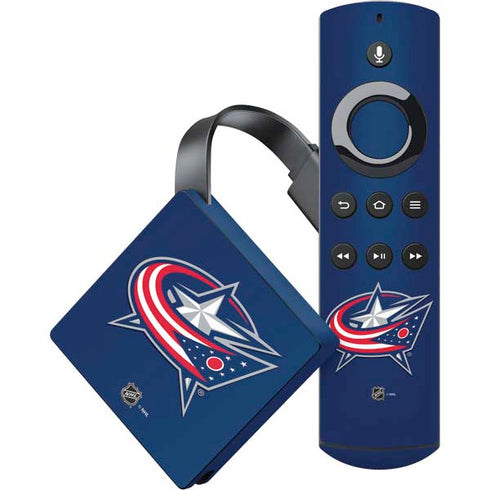 NHL Columbus Blue Jackets Logo Amazon Fire TV Skin