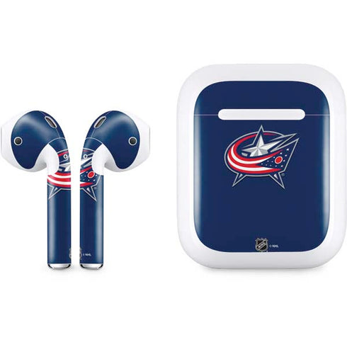 NHL Columbus Blue Jackets Logo Apple AirPods Skin