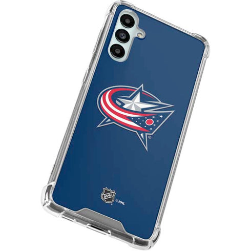 NHL Columbus Blue Jackets Logo Galaxy A15 5G Clear Case