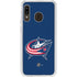 NHL Columbus Blue Jackets Logo Galaxy A20 Clear Case