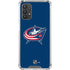 NHL Columbus Blue Jackets Logo Galaxy A32 5G Clear Case
