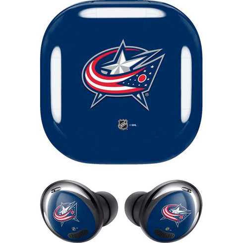 NHL Columbus Blue Jackets Logo Galaxy Buds Pro Skin