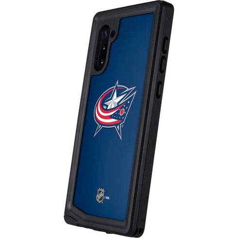 NHL Columbus Blue Jackets Logo Galaxy Note 10 Waterproof Case