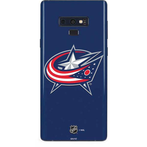 NHL Columbus Blue Jackets Logo Galaxy Note 9 Skin