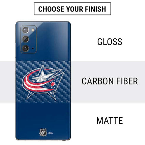 NHL Columbus Blue Jackets Logo Galaxy Note20 5G Skin