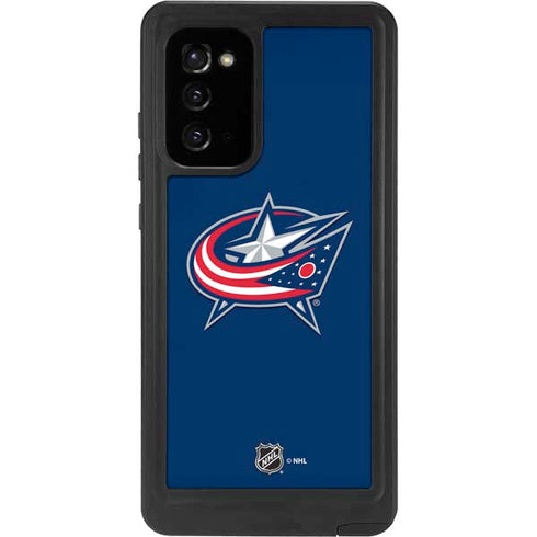 NHL Columbus Blue Jackets Logo Galaxy Note20 5G Waterproof Case