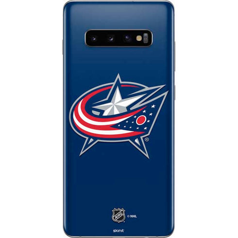 NHL Columbus Blue Jackets Logo Galaxy S10 Plus Skin