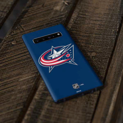 NHL Columbus Blue Jackets Logo Galaxy S10 Skin