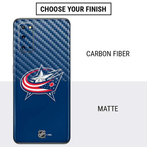 NHL Columbus Blue Jackets Logo Galaxy S20 Skin