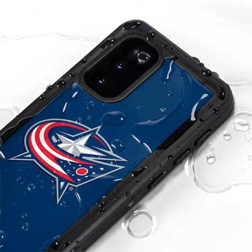 NHL Columbus Blue Jackets Logo Galaxy S20 Waterproof Case
