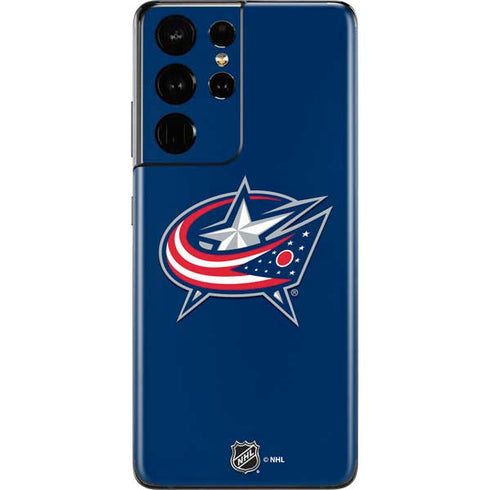 NHL Columbus Blue Jackets Logo Galaxy S21 Ultra 5G Skin