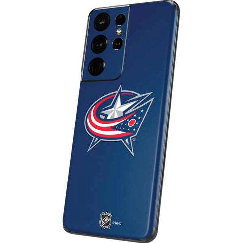 NHL Columbus Blue Jackets Logo Galaxy S21 Ultra 5G Skin
