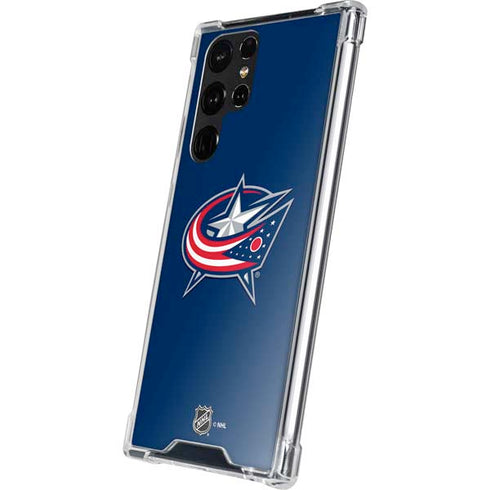 NHL Columbus Blue Jackets Logo Galaxy S22 Ultra Clear Case