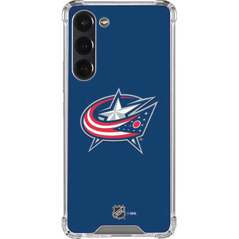 NHL Columbus Blue Jackets Logo Galaxy S23 Plus Clear Case