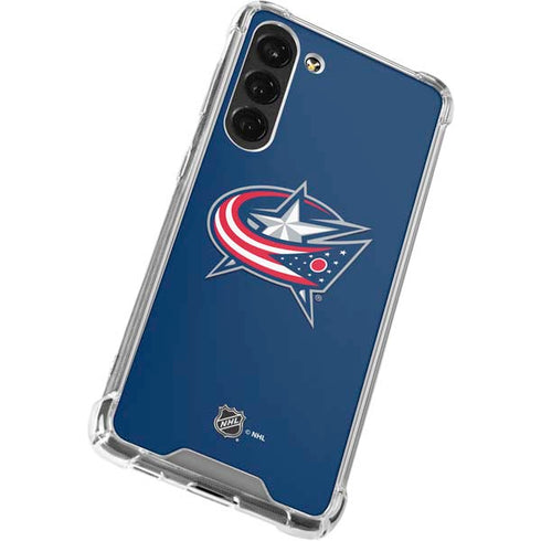 NHL Columbus Blue Jackets Logo Galaxy S23 Plus Clear Case