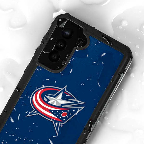 NHL Columbus Blue Jackets Logo Galaxy S23 Plus Waterproof Case