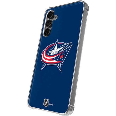 NHL Columbus Blue Jackets Logo Galaxy S24 Plus Clear Case