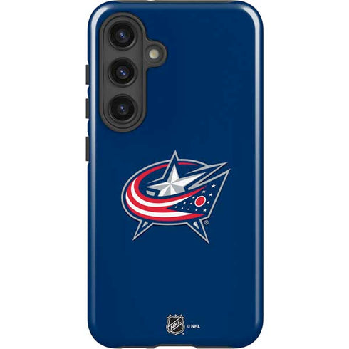 NHL Columbus Blue Jackets Logo Galaxy S24 Plus Impact Case