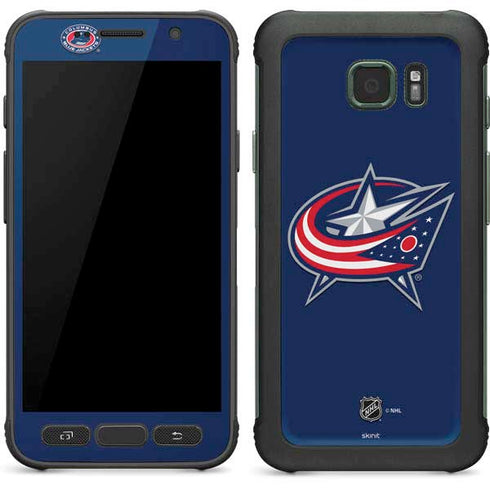 NHL Columbus Blue Jackets Logo Galaxy S7 Active Skin