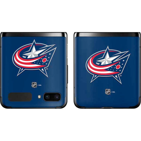 NHL Columbus Blue Jackets Logo Galaxy Z Flip Skin