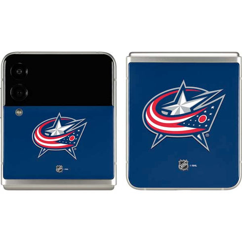 NHL Columbus Blue Jackets Logo Galaxy Z Flip3 5G Skin