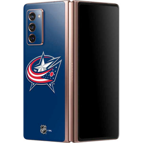 NHL Columbus Blue Jackets Logo Galaxy Z Fold2 5G Skin