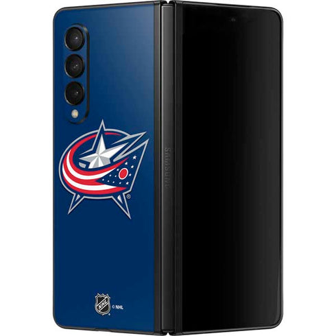 NHL Columbus Blue Jackets Logo Galaxy Z Fold3 5G Skin