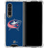 NHL Columbus Blue Jackets Logo Galaxy Z Fold4 5G Clear Case