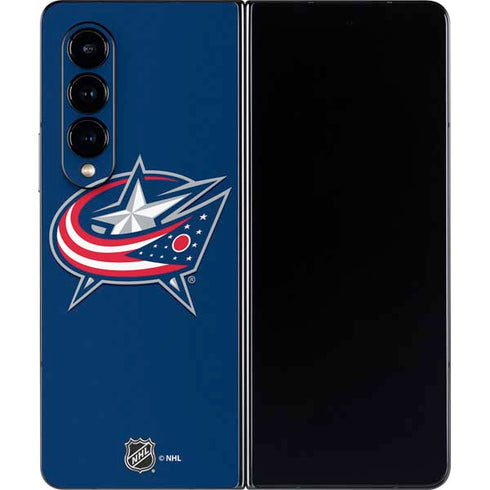 NHL Columbus Blue Jackets Logo Galaxy Z Fold4 5G Skin
