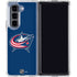 NHL Columbus Blue Jackets Logo Galaxy Z Fold5 5G Clear Case