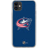 NHL Columbus Blue Jackets Logo iPhone 11 Clear Case