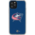 NHL Columbus Blue Jackets Logo iPhone 11 Pro Clear Case