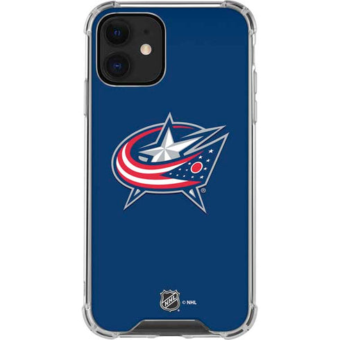 NHL Columbus Blue Jackets Logo iPhone 12 Mini Clear Case