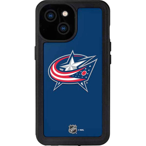 NHL Columbus Blue Jackets Logo iPhone 13 Mini Waterproof Case