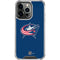 NHL Columbus Blue Jackets Logo iPhone 13 Pro Clear Case