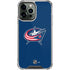 NHL Columbus Blue Jackets Logo iPhone 13 Pro Max Clear Case