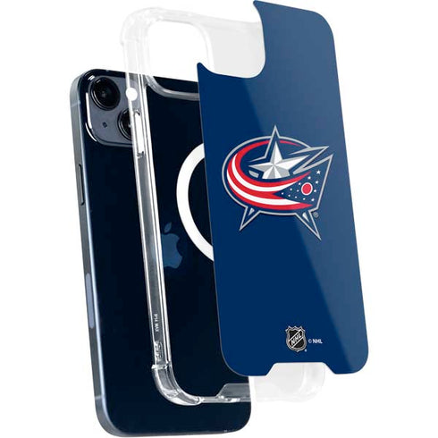 NHL Columbus Blue Jackets Logo iPhone 15 Plus MagSafe Case