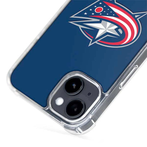 NHL Columbus Blue Jackets Logo iPhone 15 Plus MagSafe Case