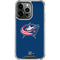 NHL Columbus Blue Jackets Logo iPhone 15 Pro Clear Case