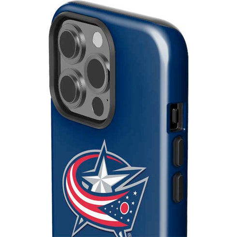 NHL Columbus Blue Jackets Logo iPhone 15 Pro Impact Case